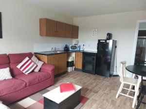 Kuchyň nebo kuchyňský kout v ubytování Castleview Apartment 1