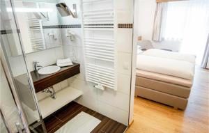 Łazienka w obiekcie Hochwertige Ferienwohnung