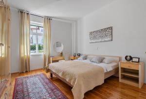 Postel nebo postele na pokoji v ubytování Marjan Retreat