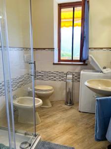 Koupelna v ubytování Casina di Desiree e Aurora