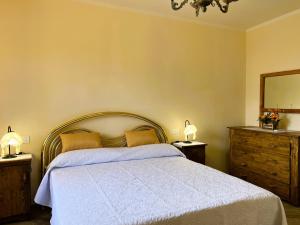 Postel nebo postele na pokoji v ubytování Casina di Desiree e Aurora