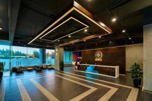 a room with a dance floor in a building at Nice apartment in Vung Tau WE WELCOME YOU! in Vung Tau