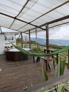 Balkón nebo terasa v ubytování Tatamá Glamping