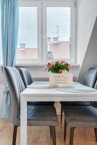 Χώρος καθιστικού στο Apartamenty Stylove