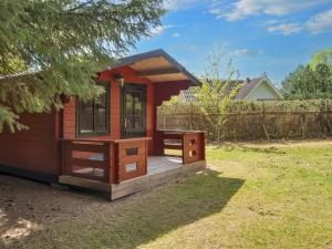 Zahrada ubytování 6 person holiday home in Vemb