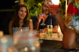 Nápoje v ubytování El Hamaquero Hostal EcoNativo
