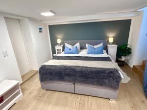 Voodi või voodid majutusasutuse Ferienwohnung NAUTICA 450m zum Strand familienfreundlich toas