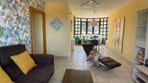 Posezení v ubytování Portosin Casa Preciosa con vistas a la Ría de Muros y Noia