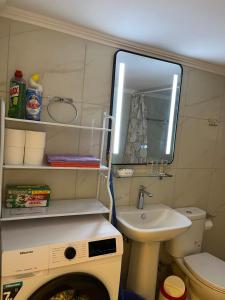 Koupelna v ubytování Star Hostel