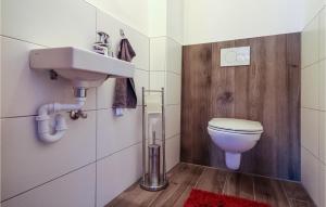 Koupelna v ubytování Ferienwohnung Mit Weitblick