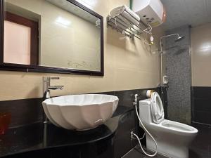 Koupelna v ubytování Thanh Quyen hotel