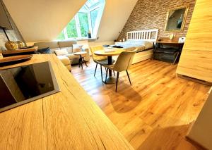 Posezení v ubytování Nieman‘s Loft