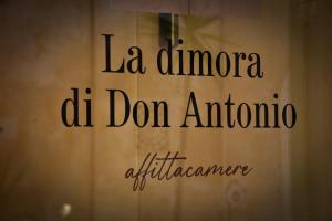 Certifikát, hodnocení, plakát nebo jiný dokument vystavený v ubytování La dimora di Don Antonio