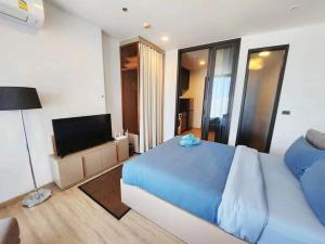 Cama ou camas em um quarto em Edge芭提雅豪华公寓 单卧室套房 海滩商场步行几分钟
