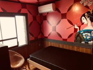 A seating area at 遊廓荘