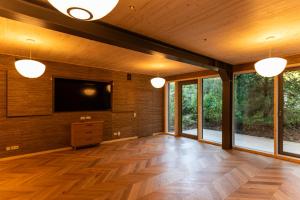 TV a/nebo společenská místnost v ubytování Im-Jaich Naturoase Gustow