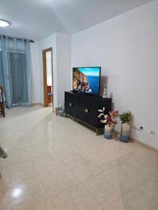 TV a/nebo společenská místnost v ubytování Apartamento Acapulco III Primera linea + 36 fotografií