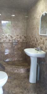 Koupelna v ubytování LeoSani