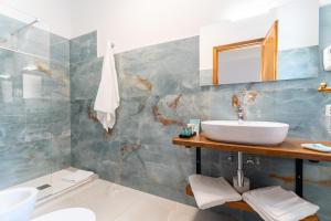 Koupelna v ubytování B&B Torre Talao