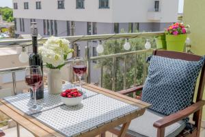 Balkón alebo terasa v ubytovaní Trogir Downtown Apartments