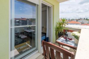 Balkón alebo terasa v ubytovaní Trogir Downtown Apartments