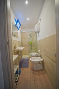 a bathroom with a shower and a toilet and a sink at Gest Short Rent Siena 3 in Siena +12 photos