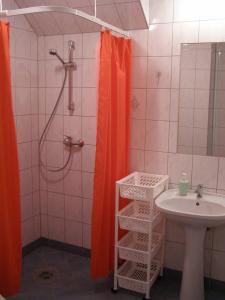 Koupelna v ubytování Tiia Guesthouse