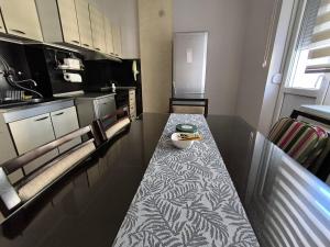 Kuchyň nebo kuchyňský kout v ubytování Apartman Braun Čačak