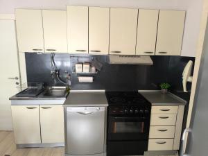 Kuchyň nebo kuchyňský kout v ubytování Apartman Braun Čačak