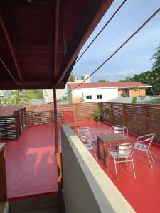 Balkon oz. terasa v nastanitvi Seabreeze View - Huraa Island