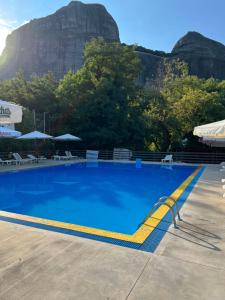 Bazén v ubytování Mpoufidis Rock House Meteora nebo v jeho okolí