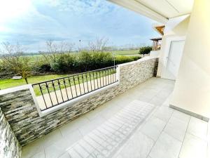 Balkón nebo terasa v ubytování Villaggio A Mare