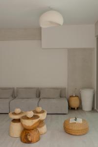 Posezení v ubytování Athos Guesthouse