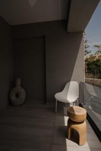 Posezení v ubytování Athos Guesthouse