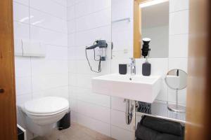 Koupelna v ubytování Apartmenthaus ROSE