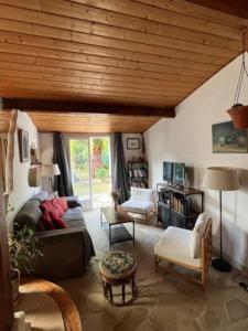 Posezení v ubytování Typique maison de pêcheur