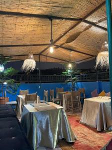 Restaurace v ubytování Riad Blue Oasis