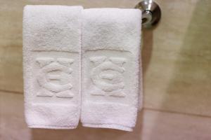 Koupelna v ubytování Hotel Caravelas