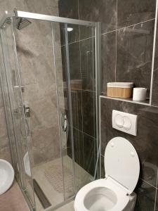 Koupelna v ubytování Apartman Emilija