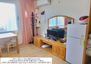 Seaside Minbak的厨房或小厨房