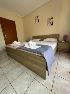 Postel nebo postele na pokoji v ubytování INFINITY Center Apartment