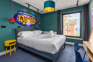 Кровать или кровати в номере ART B&B