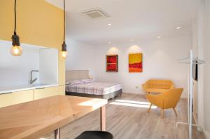 Posezení v ubytování Bonaire Suites