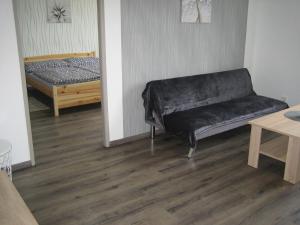 Voodi või voodid majutusasutuse Apartmány Polepy toas