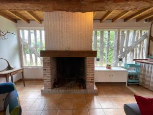 Posedenie v ubytovaní Pressoir de la mare SUPERHOTE 12 minutes de Cabourg