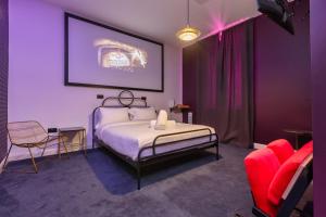 Кровать или кровати в номере ART B&B