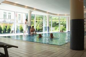 Spa & Wellness Hotel Olympia Marienbad 내부 또는 인근 수영장