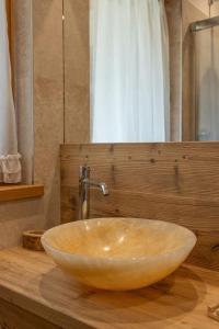 Koupelna v ubytování Incantevole appar chalet nuovo