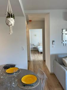 Posezení v ubytování T2 neuf port de Bonifacio avec parking privé