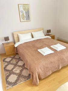A bed or beds in a room at Light house
